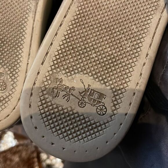 Coach Women's black grey Signature Ray Outline High Top Fashion Sneaker size 6B - Picture 9 of 10